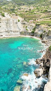 This is . . .👇🏼 . . . 📍Cala Banyalbufar, Mallorca ❤️ 🇬🇧 Experience a scenic flight over Cala Banyalbufar on Mallorca. Enjoy views of terraced cliffs, crystal-clear waters, and charming traditional villages. The beach, with its pebble shoreline and pristine waters, is perfect for a tranquil swim. 🇩🇪 Erleben Sie einen Rundflug über Cala Banyalbufar auf Mallorca. Genießen Sie Ausblicke auf terrassierte Klippen, kristallklares Wasser und charmante traditionelle Dörfer. Der Strand mit seinem K