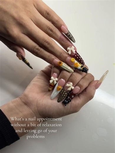 😛 #calinailtech #3dnailart #longnails | Nail Appointment