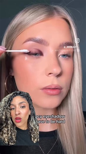 Michelle | Makeup Over 30+ on Instagram: "Is this fancy q-tip eyeshadow hack from @__bexbeauty__ must or bust? 🤔 After testing out quite a few q-tip eyeshadow hacks, I’m starting to see a pattern… these hacks work really well with smaller eyes. Larger eyes will have to put on a bit more makeup and tweak it a bit to make it work (like I did in this video). But of all the q tip eyeshadow hacks I’ve tried, this is definitely one of the best ones so it’s a MUST ✅ for me! Let me know below, what are