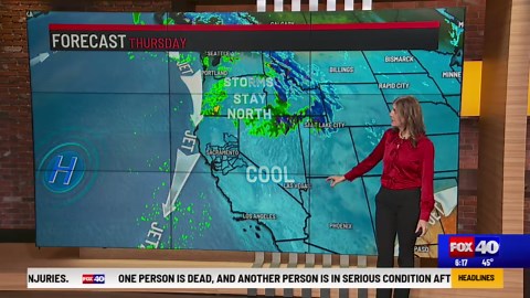 Sacramento weekend sees seasonal conditions