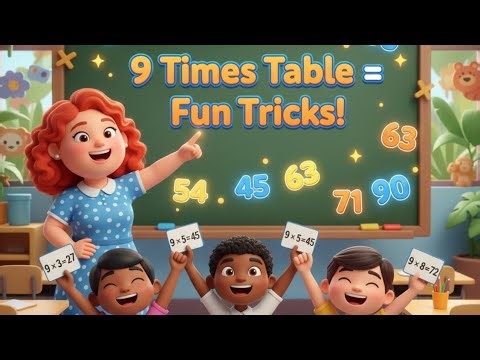 Learn the 9 Times Table in 3 Minutes - Easy Finger Trick That Actually Works!