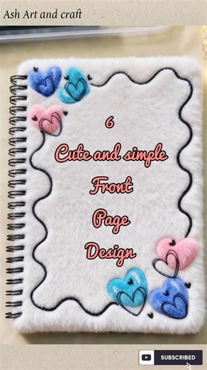 6 easy line border designs Project Work Designs/Corner and Side Border Design/Border Design/