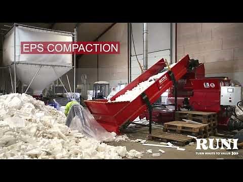 Efficient Compacting of EPS | Styrofoam Compaction
