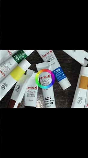 Colour wheel challenge 🎨#PaintMixing #Acrylics #shorts #Speedpaint #colorwheelchallenge #colorscope