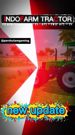 INDO FARM ADDED 💯 ✅ INDIAN VEHICLES SIMUTOR 3D GAME #indiantractor3d #youtubeshorts