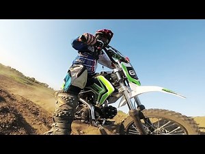 Storm 110cc Pit Bike - Test on Motocross Track -Nitro Motors