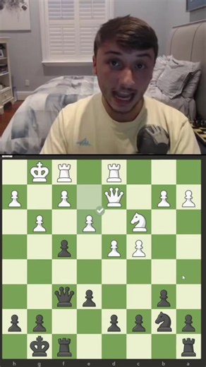 Hikaru plays a beautiful chess combination