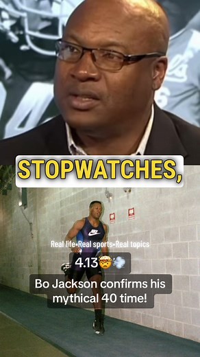 Whether in person or highlight, its not that hard to see that this is true. #bojackson #nfl #40time #combine #40