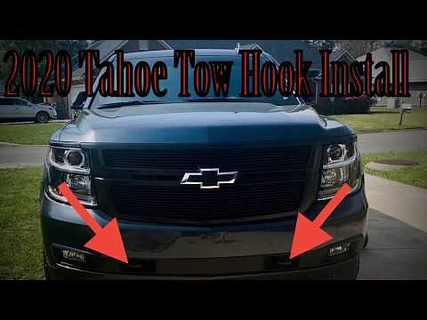 2016-20 Chevy Tahoe/Surburban Front Tow Hook Install