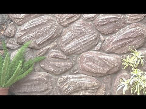 Como fazer pedras artificiais revestir muros ou paredes