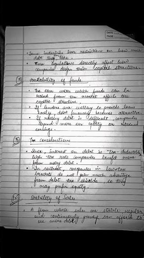 Capital structure | Factors affecting capital structure | #financialmanagement #finance #bcom #bba