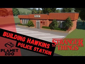Hawkins Police Station - Building Locations from Stranger Things in Planet Zoo