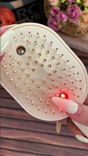 29 (4)Electric Scalp Massage Comb with Mist Spray and Red Light Care