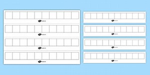 Blank Number Track (Large)