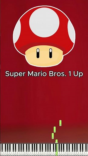 Super Mario Bros. 1 Up - Piano