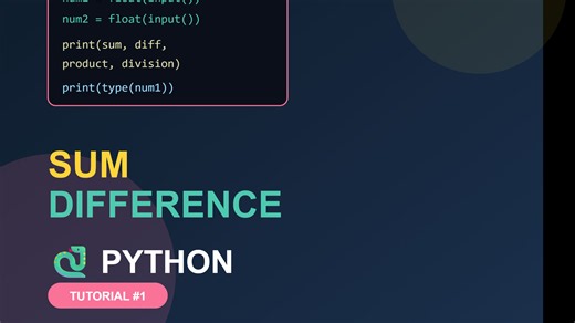 Learn Python: Sum, Difference, Product, Division with Data Type Checking