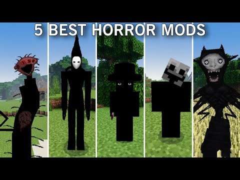 5 BEST HORROR MODS/ADDON FOR SURVIVAL MINECRAFT PE/BE 1.26+ || DOWNLOAD !!!