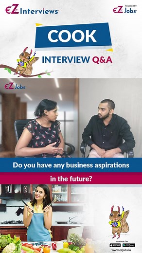 || Cook Interview Questions and Answers in English || The...