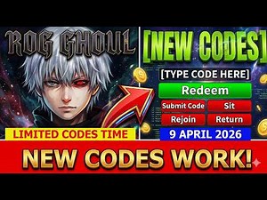 NEW CODES [MATCHMAKING + 8Y ANNIVERSARY!] Ro-Ghoul [ALPHA] ROBLOX April 9, 2026