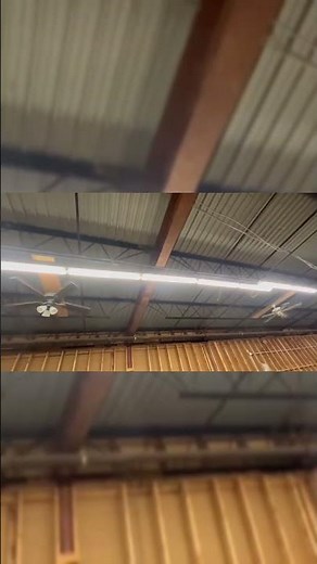 Residential Ceiling Fans in a warehouse