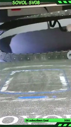 peeling off a finished but stringy tpu print #3dprinter #3dprinting #sv08