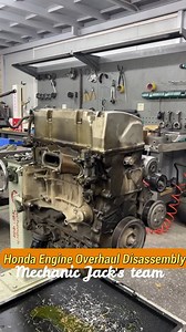 68K views · 668 reactions | Honda Engine Overhaul Disassembly #mechanicjack #mechanic #honda #engine #overhaul | Mechanic Jack's team | Facebook