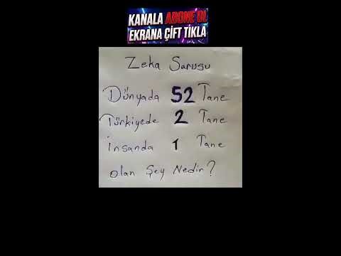 %95 Kişi Bu Bulmacayı Çözemiyo Sen Çözermisin ⁉️ #canlıyayın #bulmaca #keşfet #shorts 