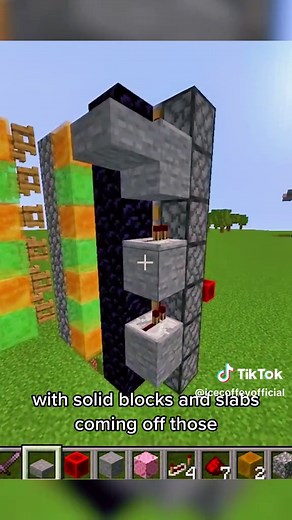 Minecraft Java Edition Redstone Automatic Tree Farm Tutorial