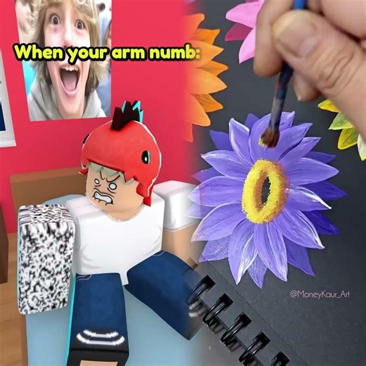 When your arm numb #roblox #comedy #animation