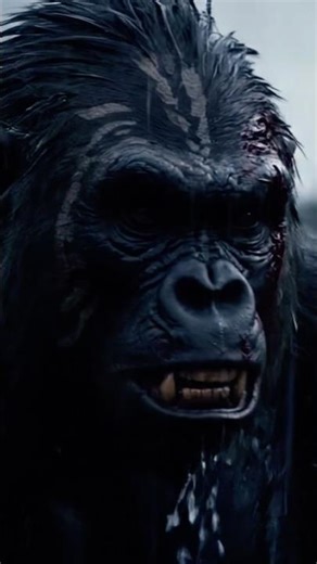 Deadly Fight between a Gorilla and Prehistoric Human millions years ago #greatapes #primatology