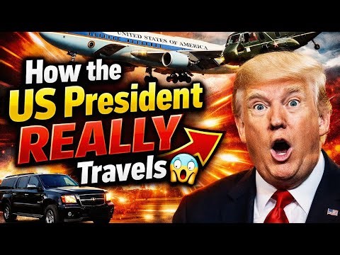 How Donald Trump Travels as U.S. President | Secret Security & Air Force One