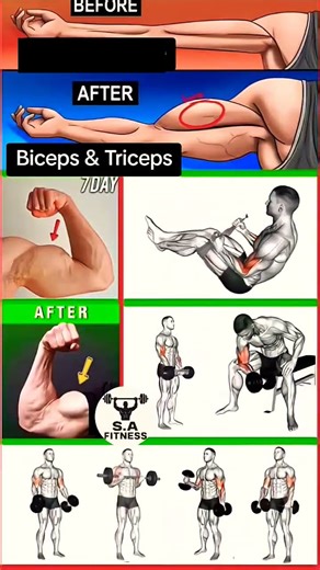GET FIT WITH THESE AMAZING Bicep and Triceps Exercises ANYWHERE #Exercises #Workout #biceps #triceps