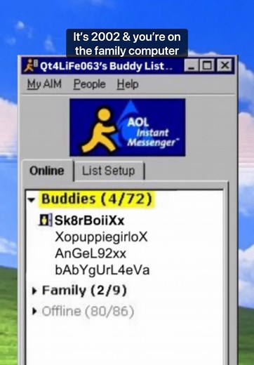Nostalgic 2000s Throwback: AOL Instant Messenger and MSN Messenger Memories