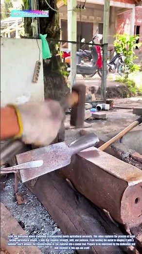 Crafting Agricultural Tools: The Art of Hand-Forged Spades
