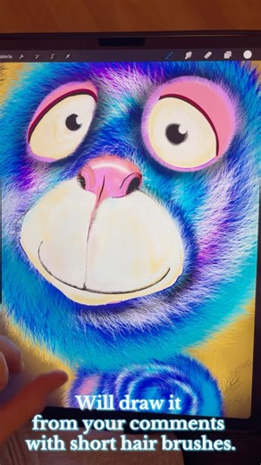 A Cat or Ape? #drawingtutorial #procreateart #procreatebrushes