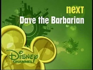 Disney Channel Ribbon Bumper Collection (Dave the Barbarian, 2007-2009) (60 FPS)
