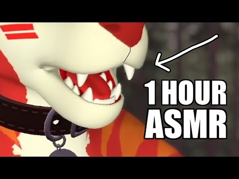 [Furry ASMR] Werewolf taste tests you 🐺 (mouth sounds) [1 Hour + 3DIO]