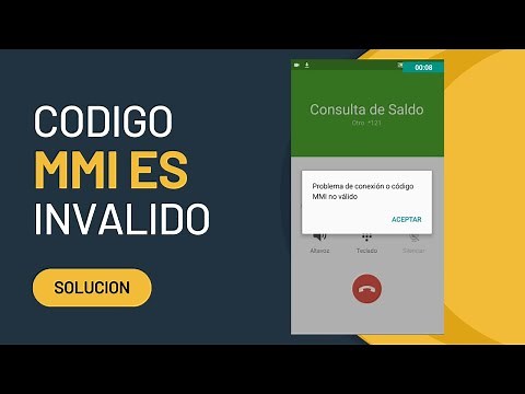 Problema de conexión o Problema de Código MMI no valido | SOLUCIÓN