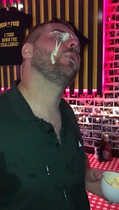 3.1K views · 15 reactions | Never forget臘‍♀️ This legend successfully completed our fire in the hole challenge, immediately afterwards did a shot of tequila, then began putting icecream in his eyeballs to cool down WE LOVE OUR CUSTOMERS! #LEGEND #CARNIVORELAND #FANTASYLAND #THECHEMIST | Man Vs Food London | Facebook