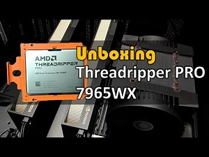 24 Core AMD Ryzen Threadripper PRO 7965WX Zen 4 CPU on SP6 Socket