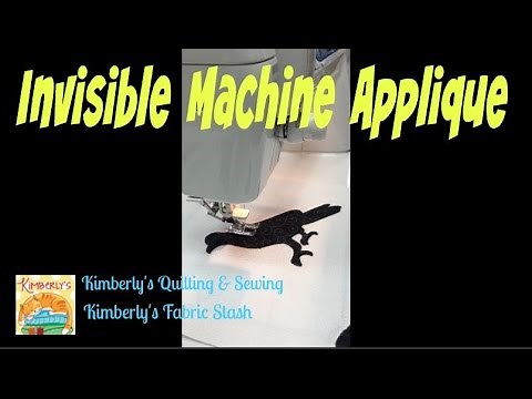 Invisible Machine Applique Technique