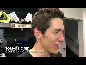 Tomas Nosek proud to have made Golden Knights history