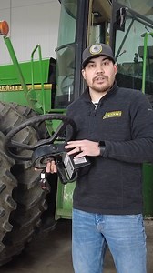 Installing an #AutoTrac Universal 300 steering wheel provides the benefits of newer #JohnDeere #precisionag technology in legacy equipment. Get additional productivity for your farming operation throughout the growing season! #farming #agriculture #tractor | Leading Edge Equipment