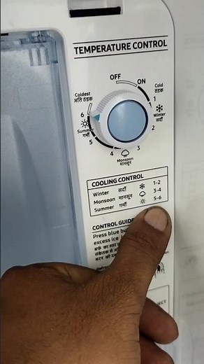 Samsung fridge temperature setting