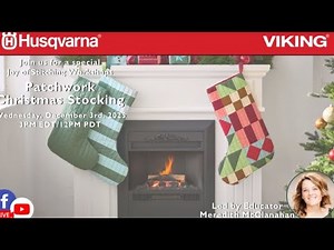 Sew-Along Patchwork Christmas Stocking