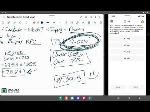 Transformer Conductor Sizing | Red Seal Exam Prep (2024 CEC)