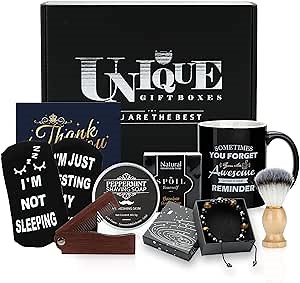 Sovyime Birthday Gifts for Men Who Have Everything, Luxury Gift Set for Men Birthday Gifts Ideas, Funny Men's Gift Baskets for Mens Him, Boyfriend Husband Anniversary Fathers Day Giftss for Dad Daddy