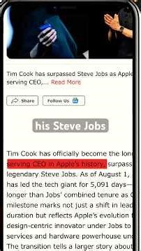 How Tim Cook Changed Apple Forever