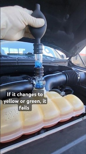 How to perform engine block test for blown head gasket #engineblock #carstuff #headgasket