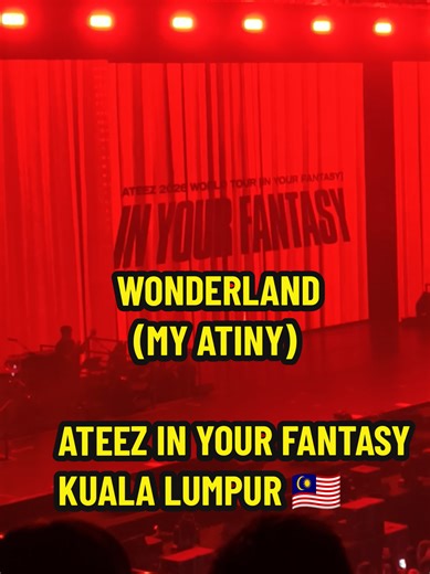 MY ATINY DARUL KARAOKE for real 😂 ATEEZ IN YOUR FANTASY @ KUALA LUMPUR, MALAYSIA. @ATEEZ_Official #ateez #inyourfantasy #ateezinkl #iyfinkl #에이티즈
